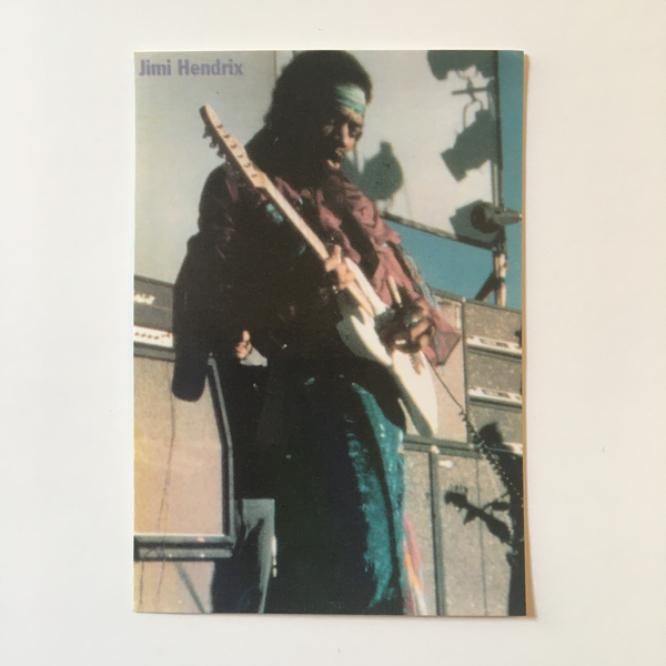 Jimi Hendrix collectible sticker