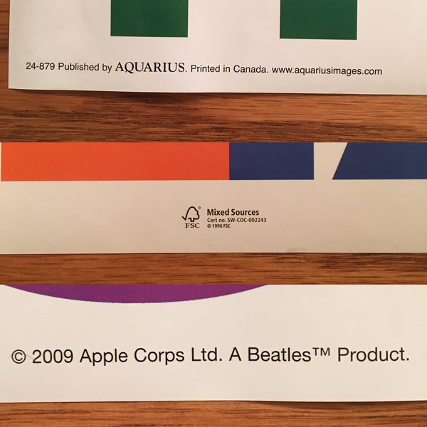 Beatles Rainbow Poster