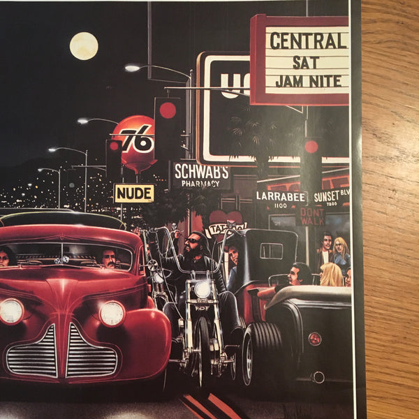 Sunset Blvd. Easyriders Magazine Poster