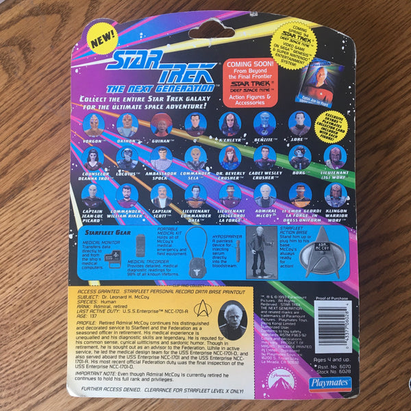 Star Trek The Next Generation Admiral McCoy Action Figure