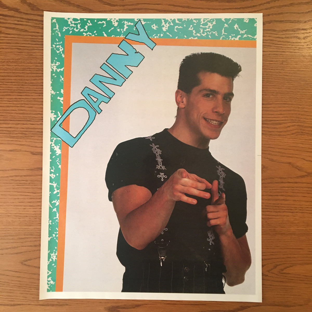 New Kids on the Block Danny Wood 1989 Poster 22x34