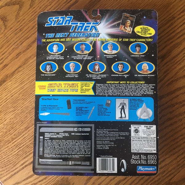 Star Trek The Next Generation Lieutenant Natasha Yar Action Figure