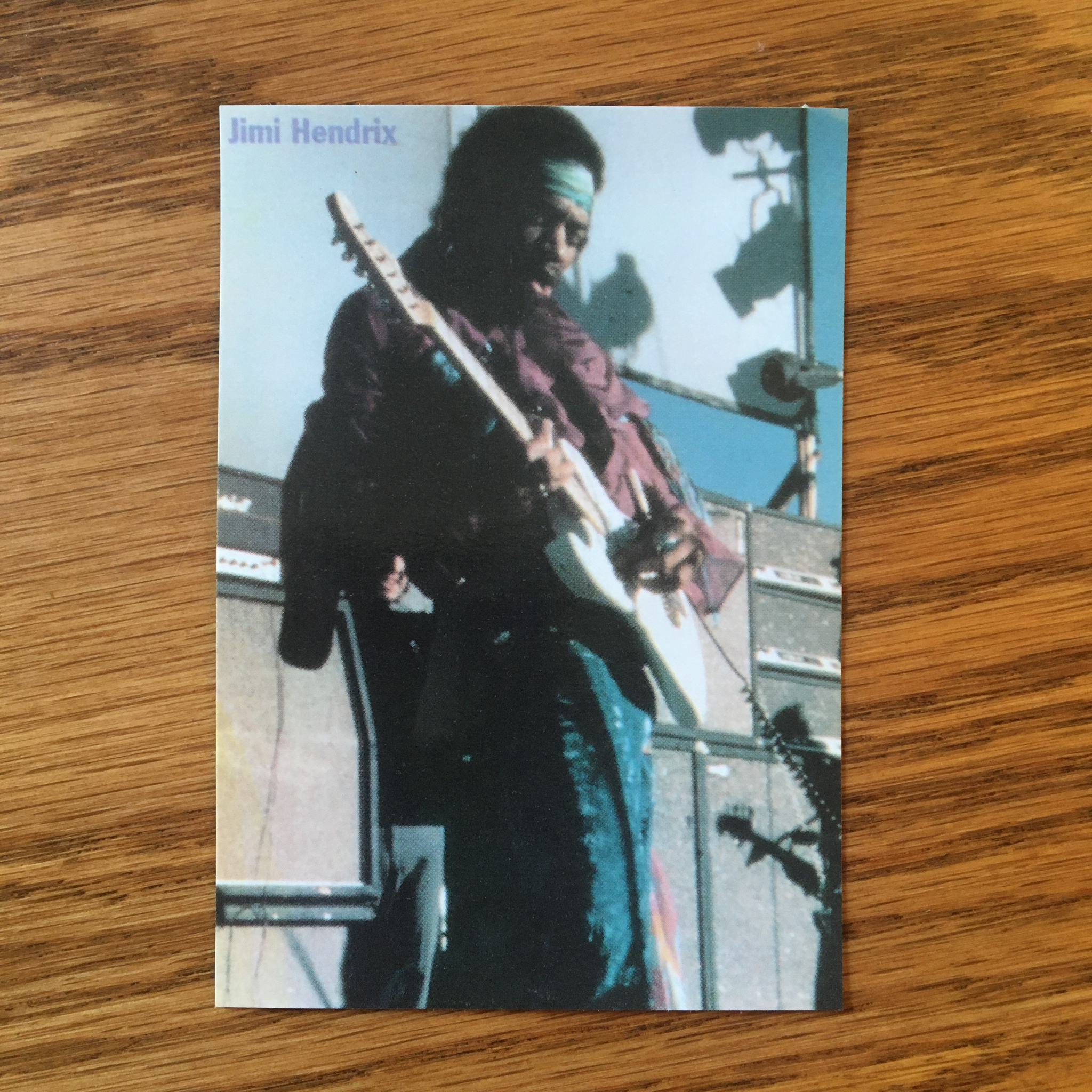 Jimi Hendrix collectible sticker