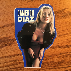 Cameron Diaz collectible sticker