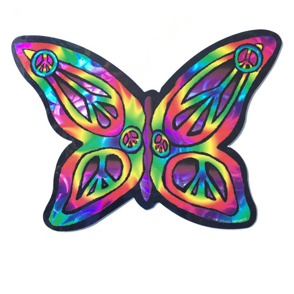 Psychedelic Peace Butterfly Sticker