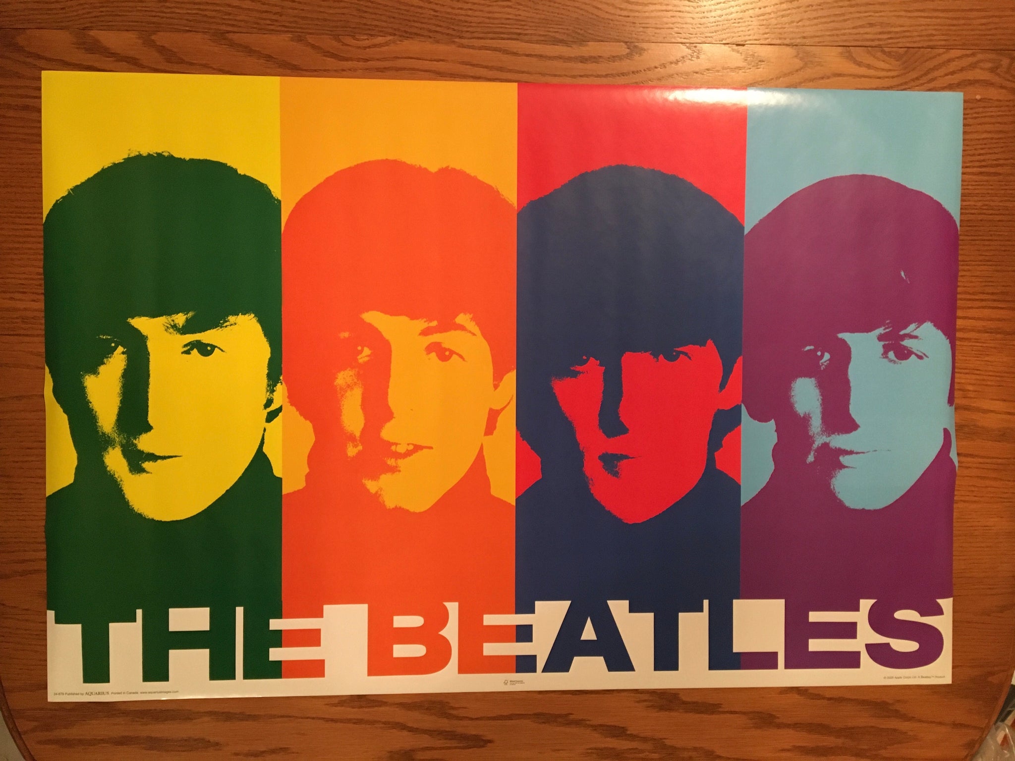 Beatles Rainbow Poster
