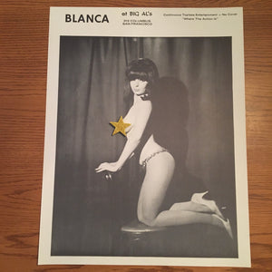 Blanca at Big Al's Pin-Up Poster