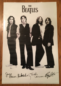 Beatles Signitures Poster