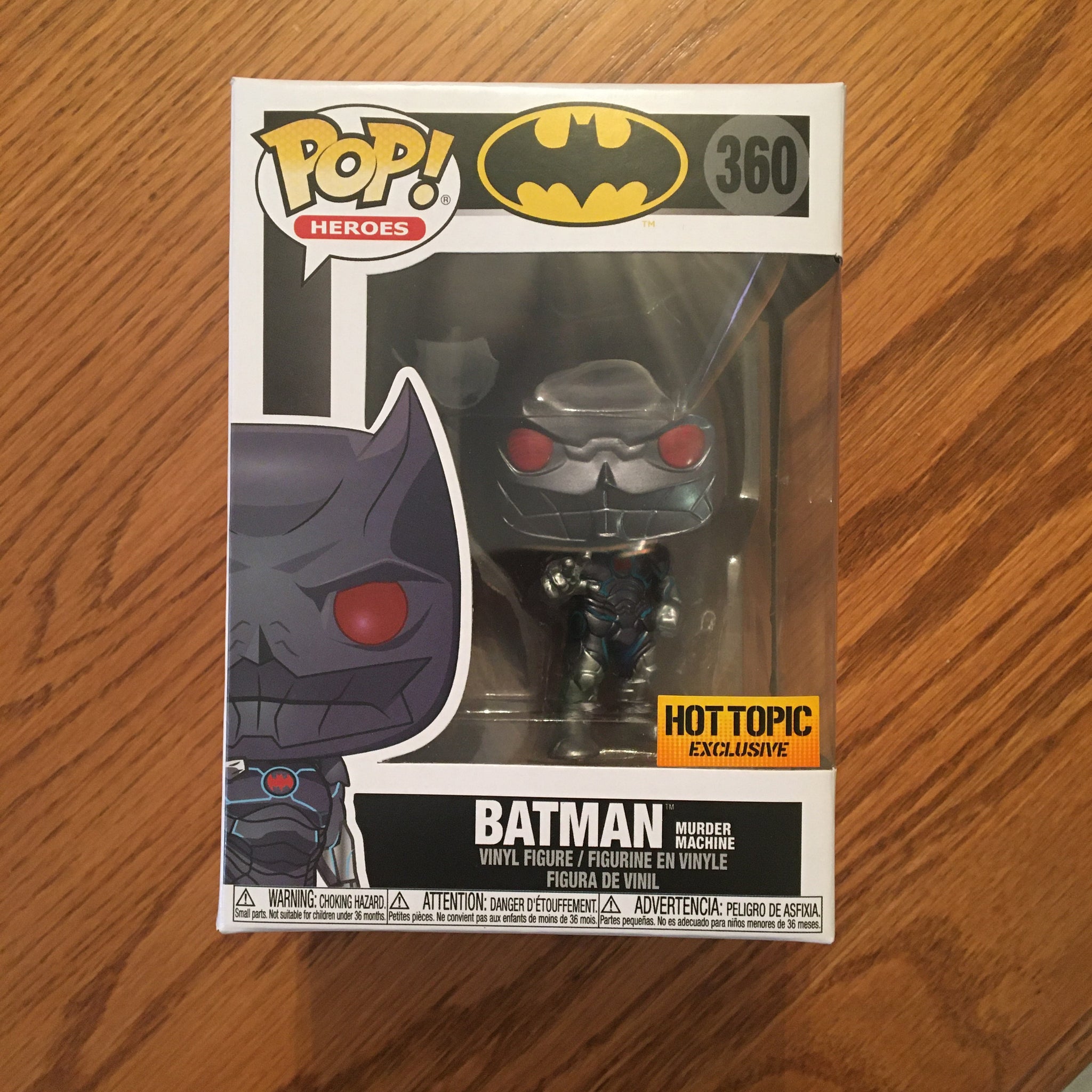 Figurine Funko POP Batman 360 Murder Machine - Collector 9.5 Cm - Boîte Fenêtrée - Cadeau Fans DC - 9