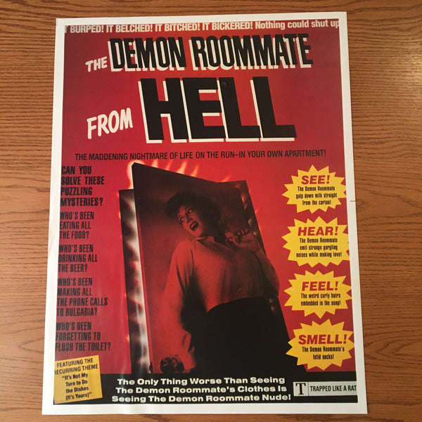 Demon Roommate From Hell Poster