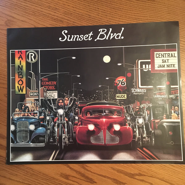 Sunset Blvd. Easyriders Magazine Poster