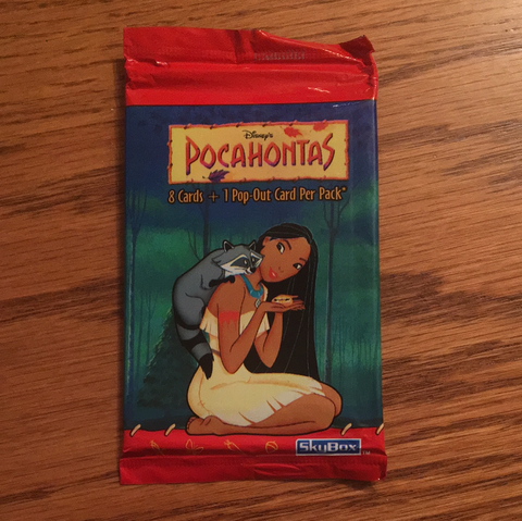 Pocahontas collectable trading cards circa 1996